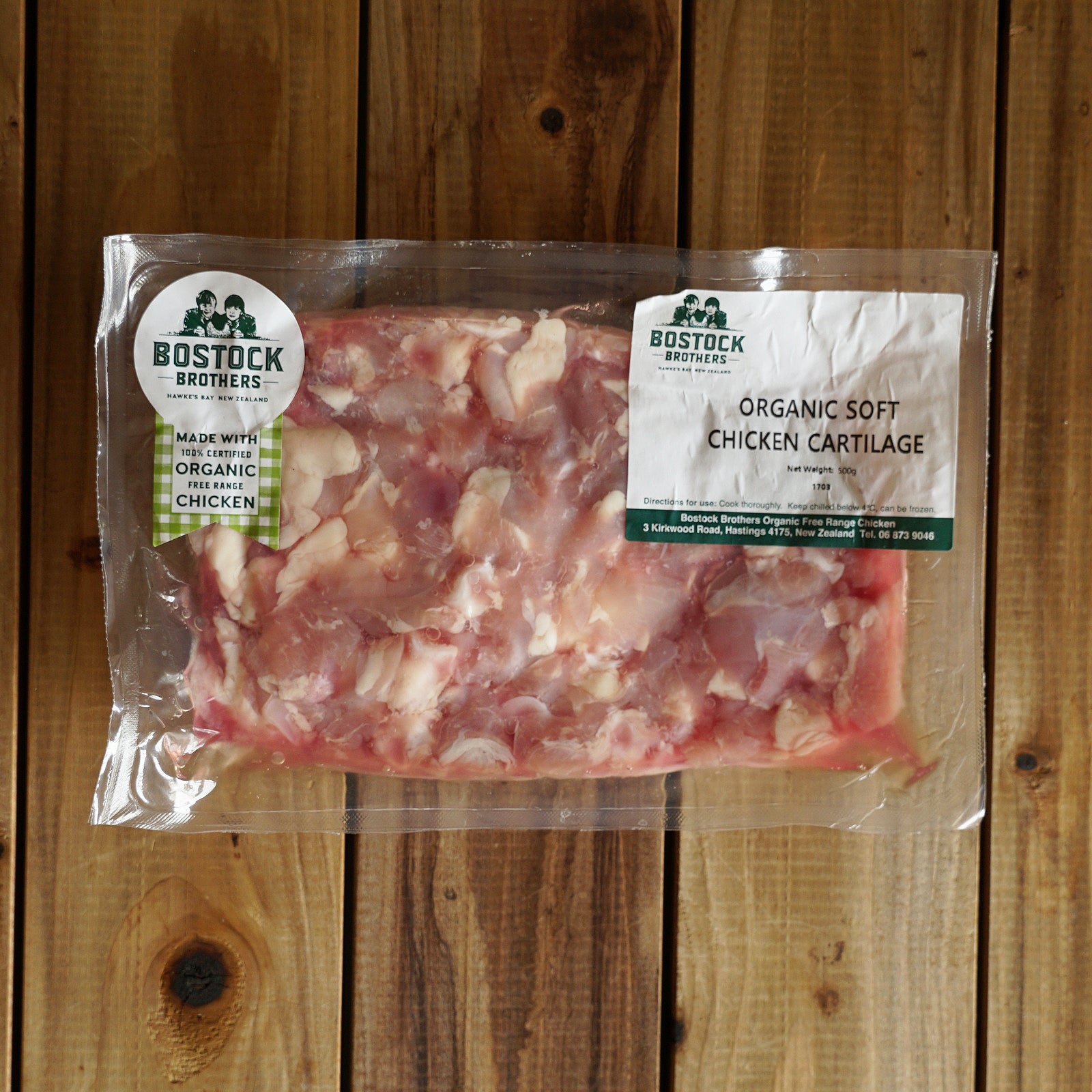 Organic Free-Range Chicken Soft Cartilage from New Zealand (500g) - Horizon Farms