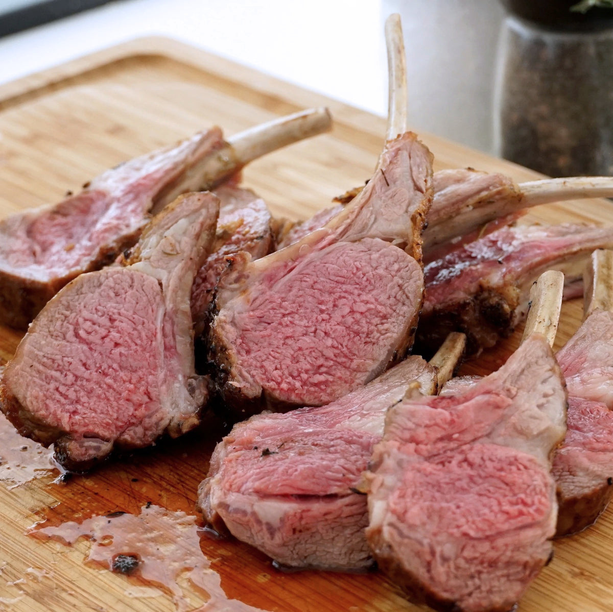 Free-Range Frenched Lamb Rack from New Zealand (450g) - Horizon Farms