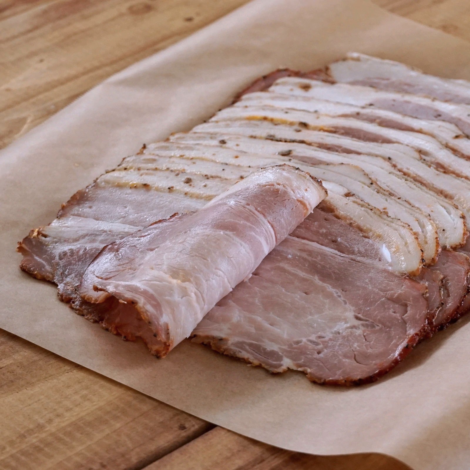 All-Natural Sugar-Free Canadian-Style Bacon (200g) - Horizon Farms