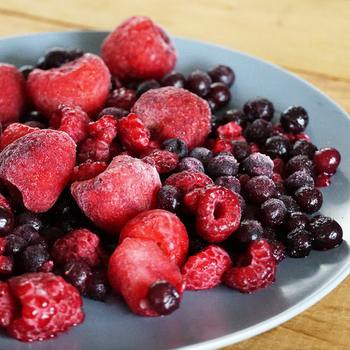 Certified Organic Frozen 3 Berry Mix - Wild Blueberry, Raspberry, Stra