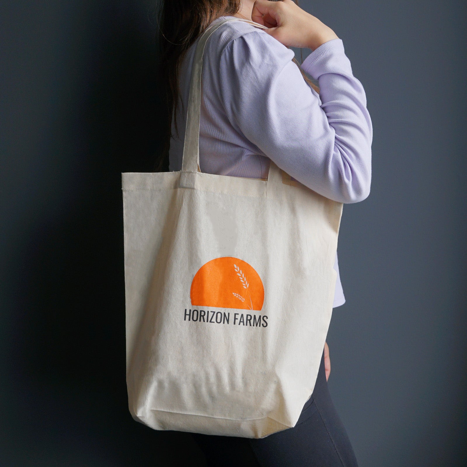 Original Compact Eco Tote Bag 100% Organic Cotton Unbleached (Also Available For Free!) - Horizon Farms