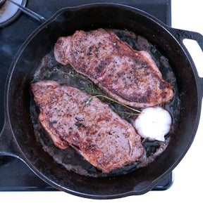 Premium Grain-Fed Beef MB5+ Striploin Steak from Australia (300g) - Horizon Farms