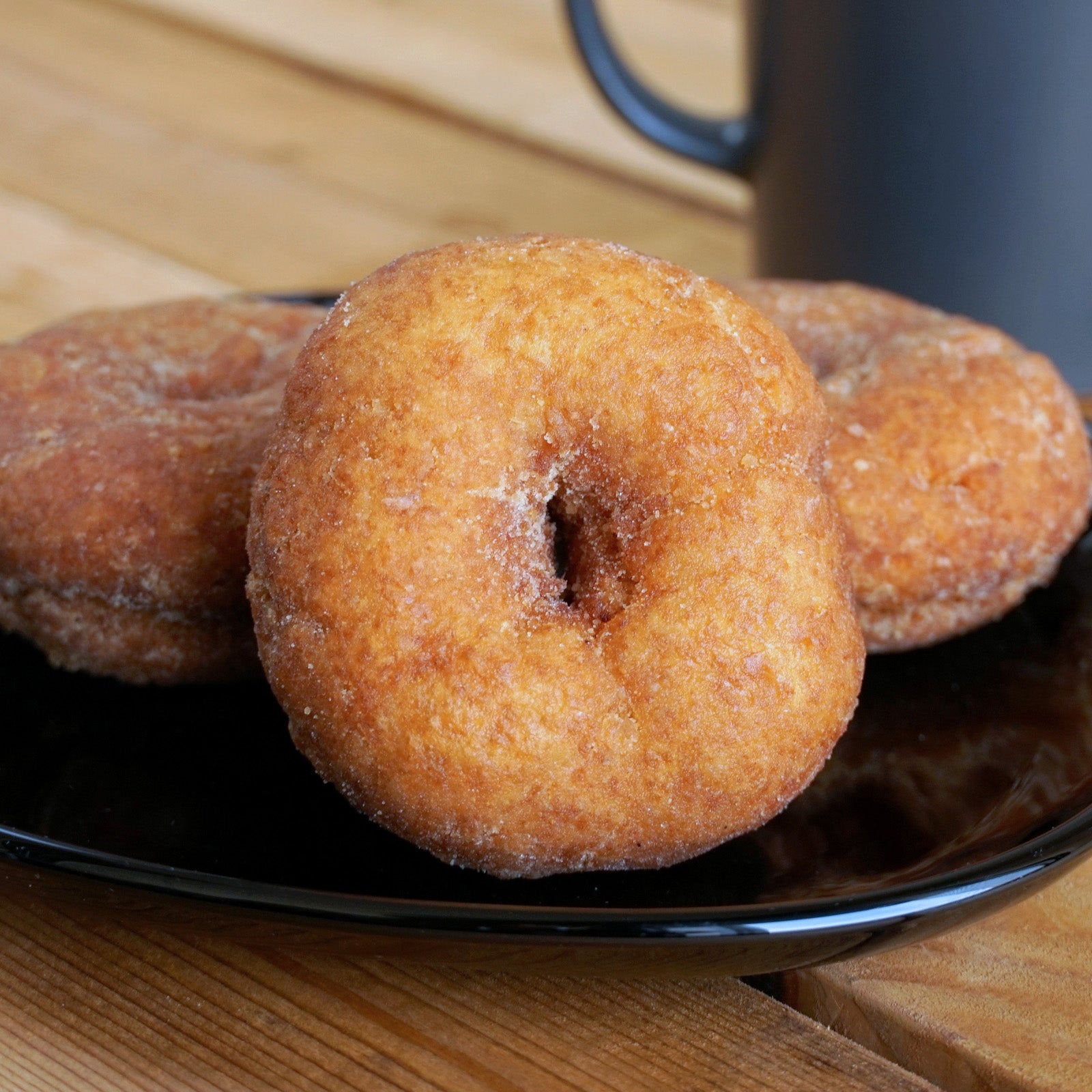 All-Natural Artisan Dairy-Free Egg-Free Donuts "Plain" Sugar-Coated Flavor (3pc) - Horizon Farms