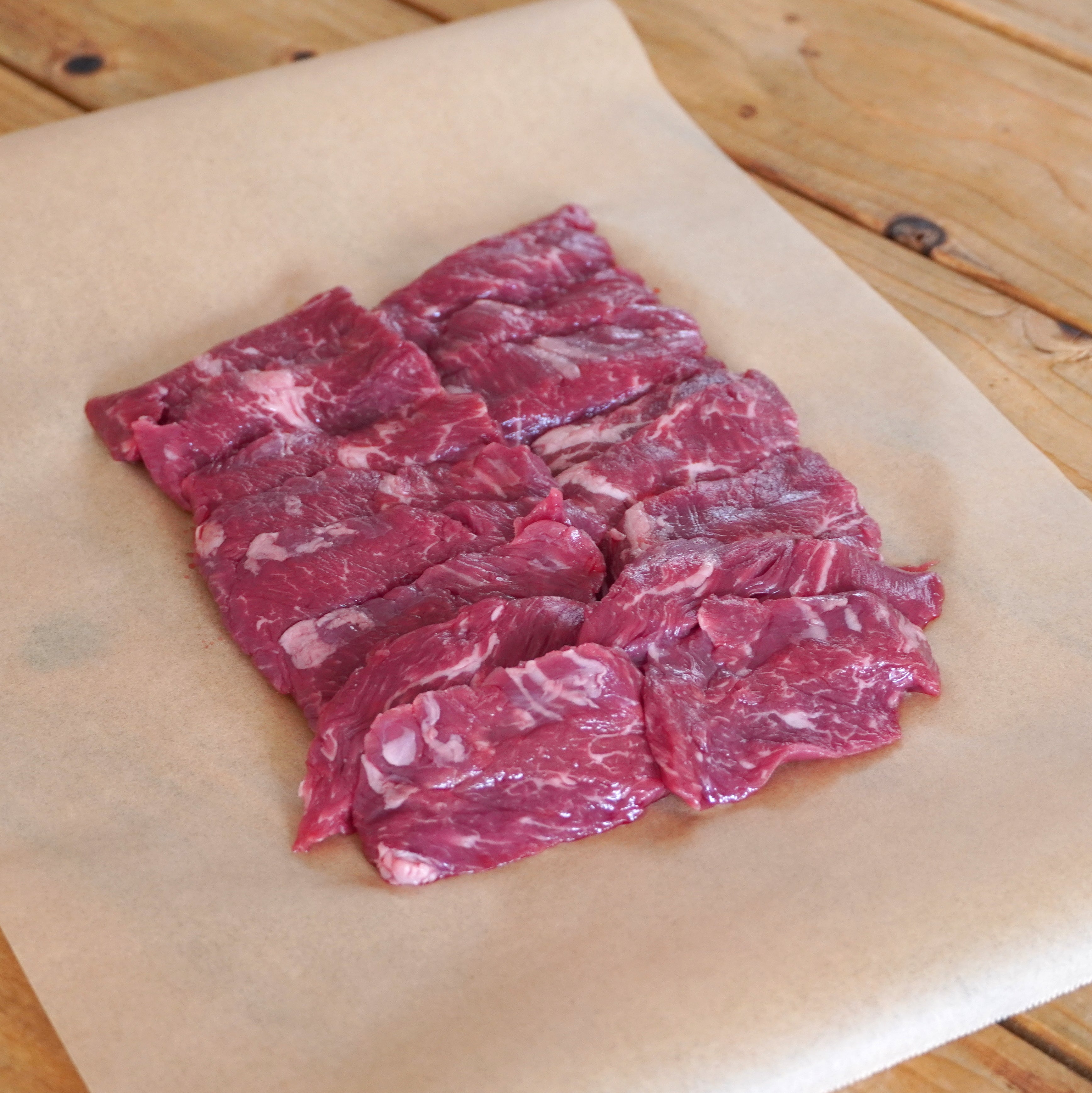 Grain-Fed Beef Flap Meat Slices (300g) - Horizon Farms