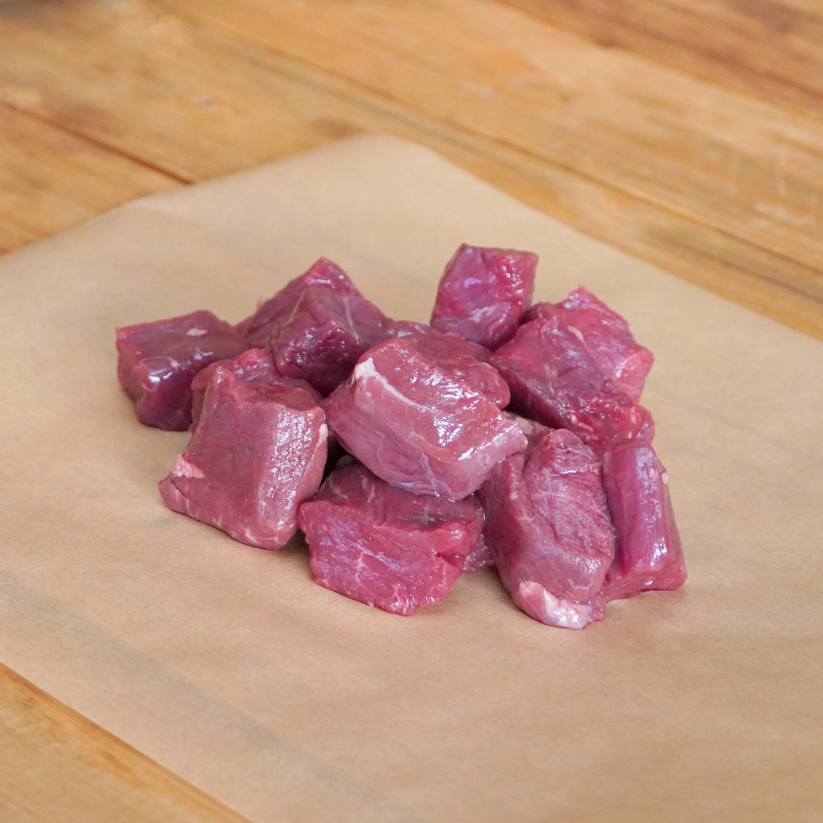 Grass-Fed Pasture Raised Beef Tenderloin Cubes (250g) - Horizon Farms