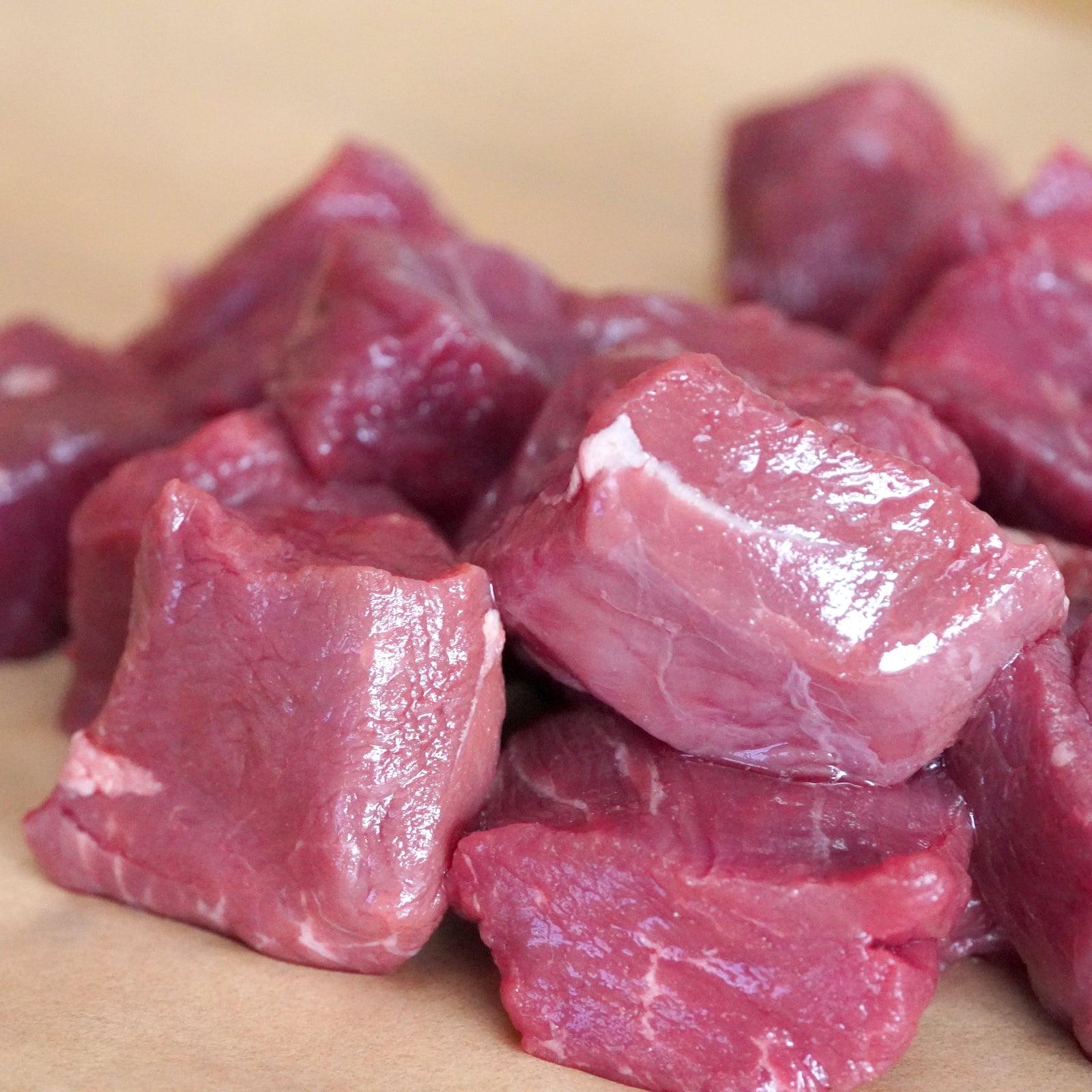 Grass-Fed Pasture Raised Beef Tenderloin Cubes (250g) - Horizon Farms