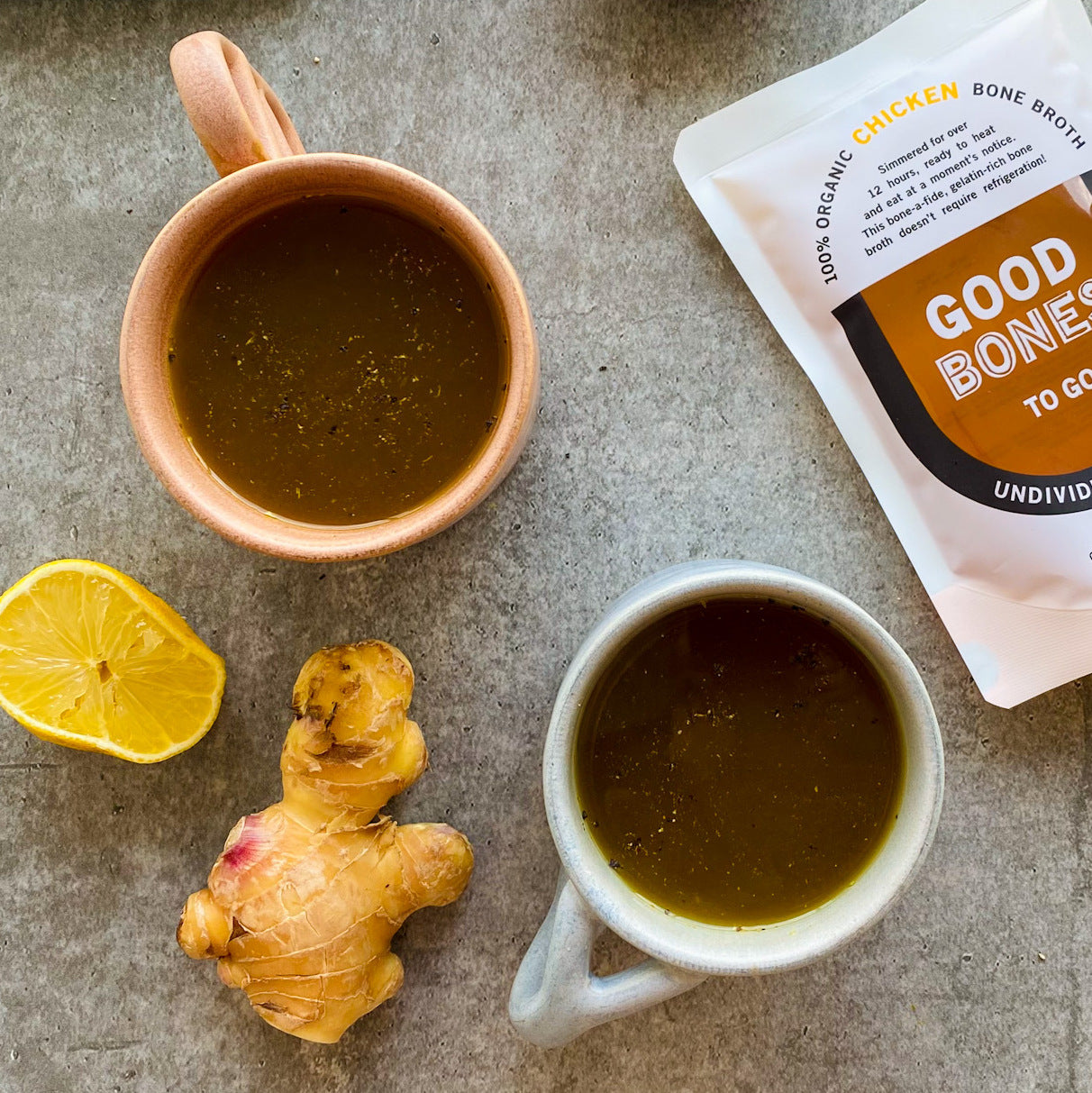 Certified Organic Chicken Bone Broth (250ml) - Horizon Farms