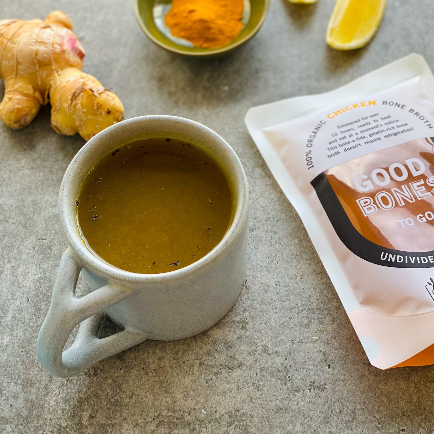 Certified Organic Chicken Bone Broth (250ml) - Horizon Farms