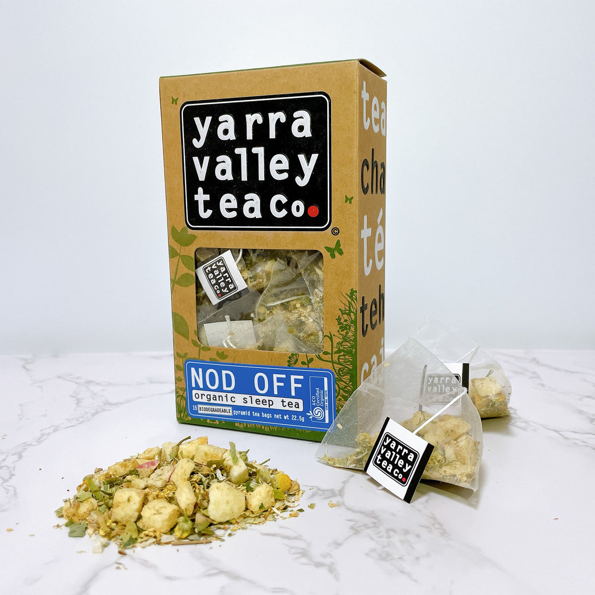 Certified Organic All-Natural Caffeine-Free Herbal Sleep Tea from Australia (15 tea bags) - Horizon Farms