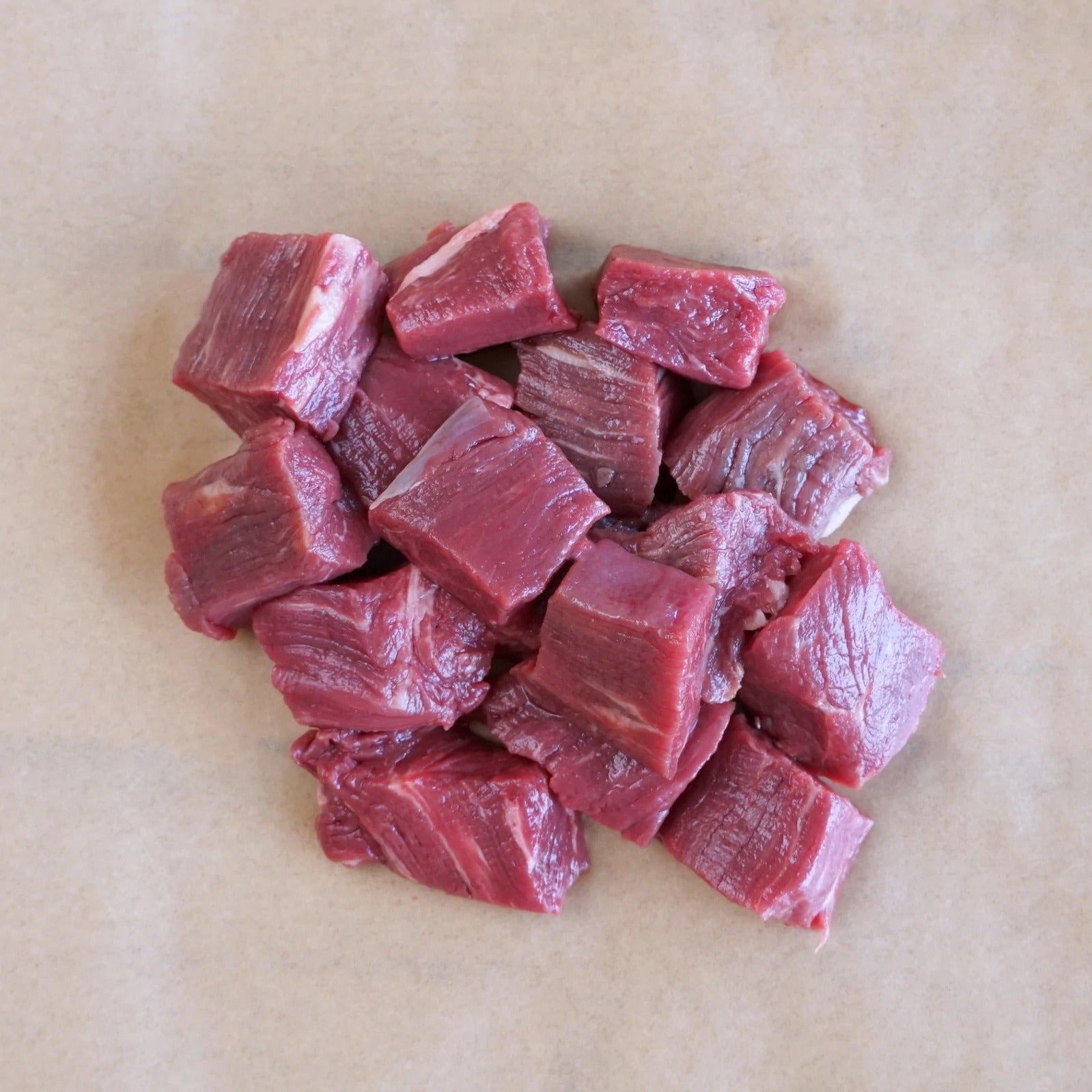 Grain-Fed Pasture Raised Beef Tenderloin Cubes from New Zealand (250g) - Horizon Farms