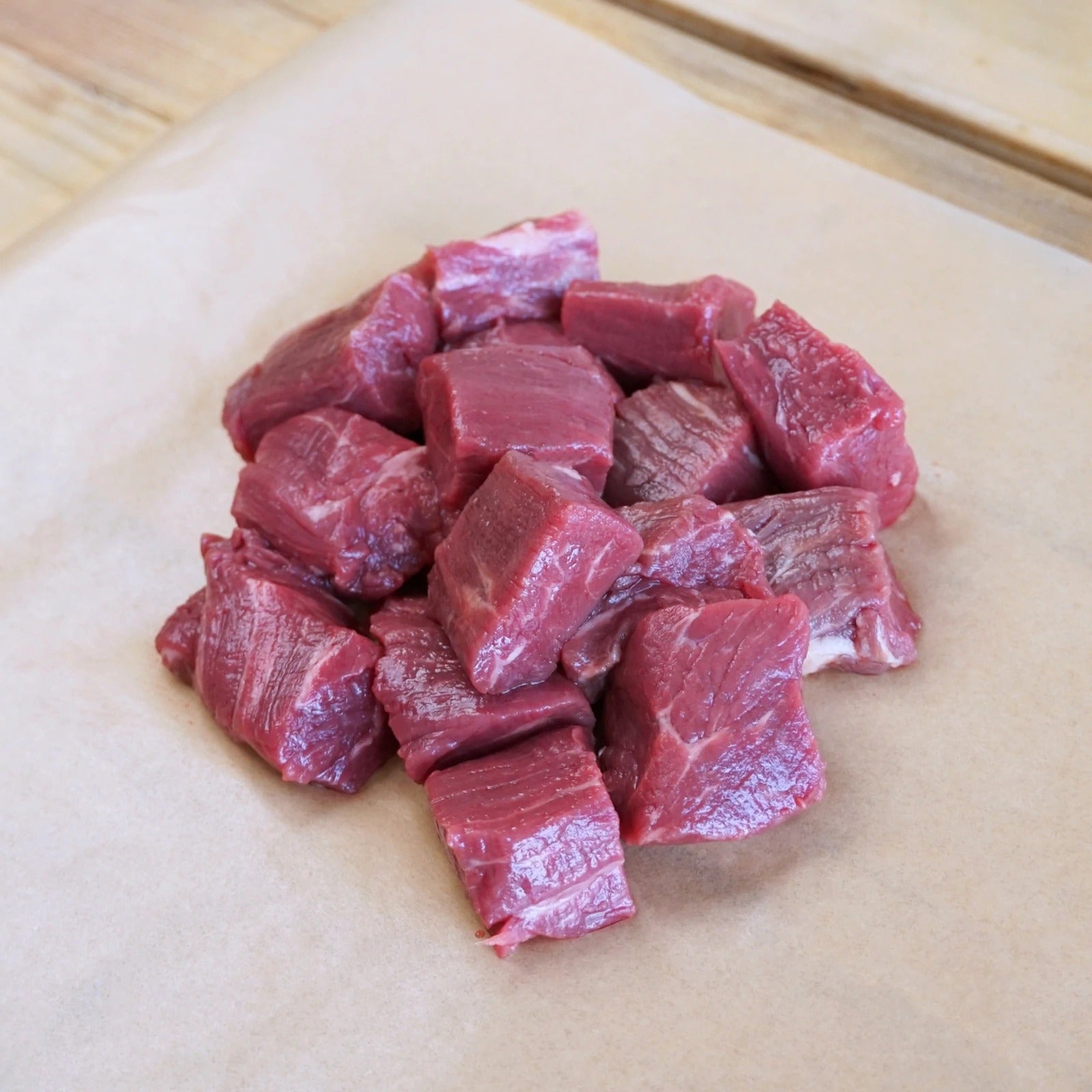 Grain-Fed Pasture Raised Beef Tenderloin Cubes (250g) - Horizon Farms