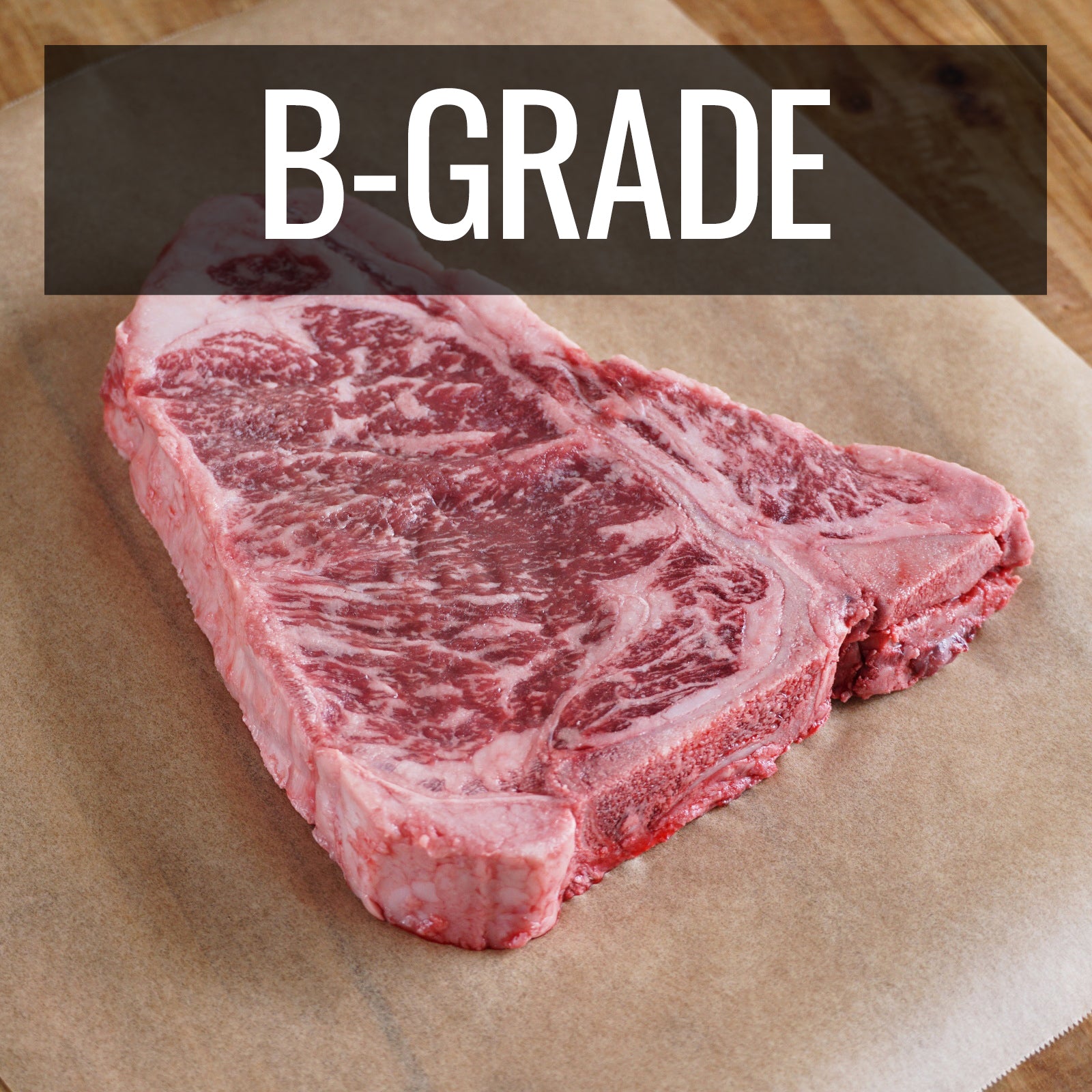 Morgan Ranch USDA Prime Beef L-Bone Steak B-Grade (350g) - Horizon Farms