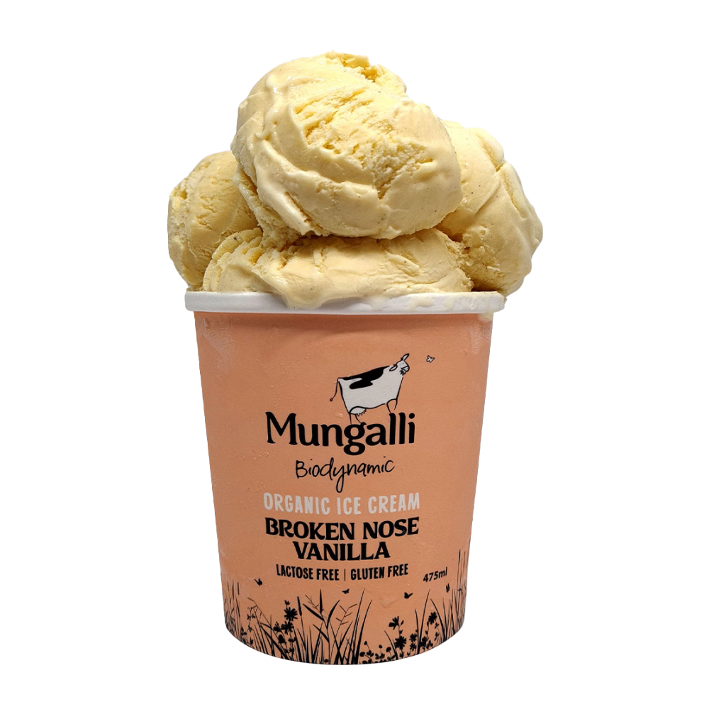 Certified Organic Vanilla Ice Cream from Australia (475-1000ml) - Horizon Farms