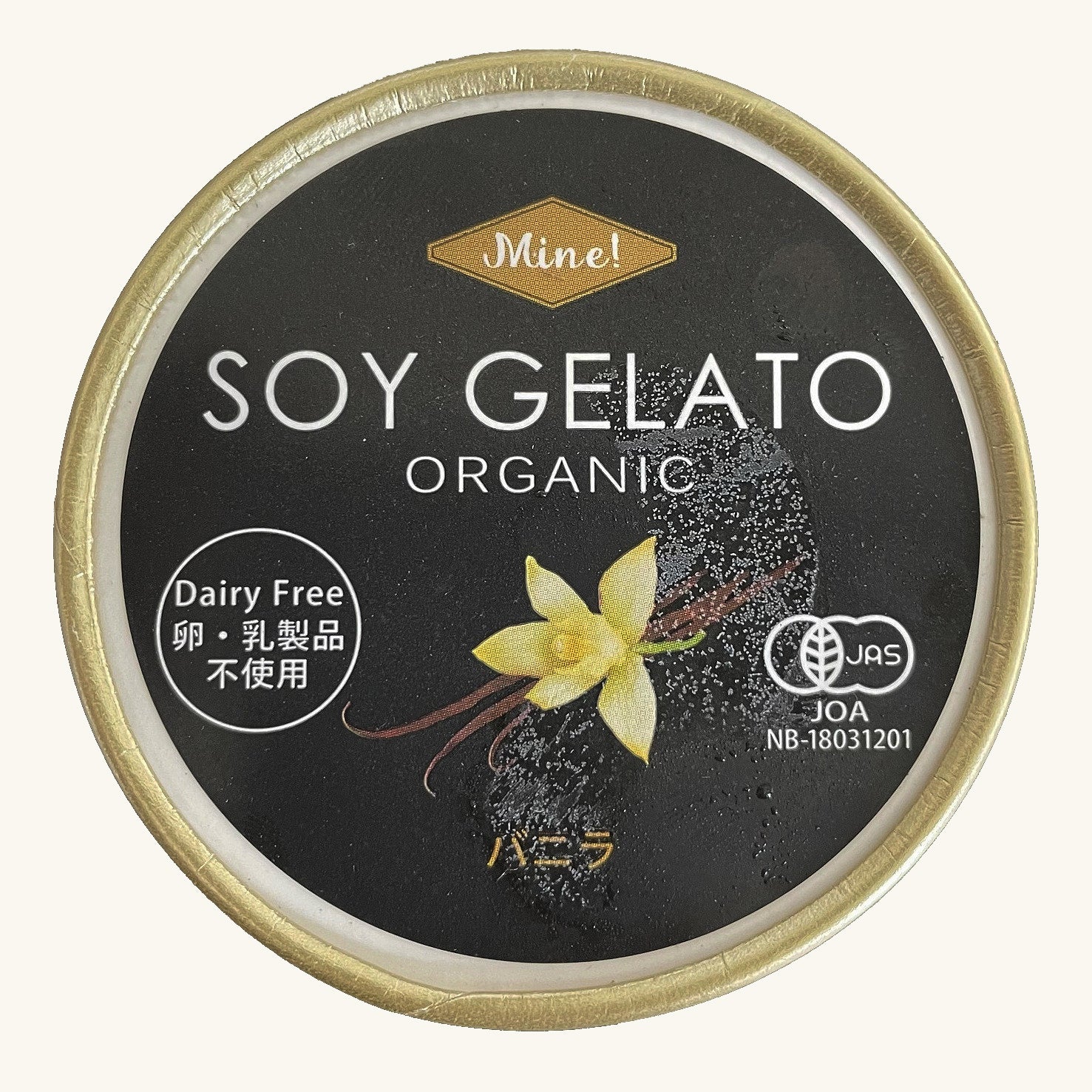 Certified Organic Dairy-Free Vanilla Ice Cream Gelato (85ml x 6) - Horizon Farms