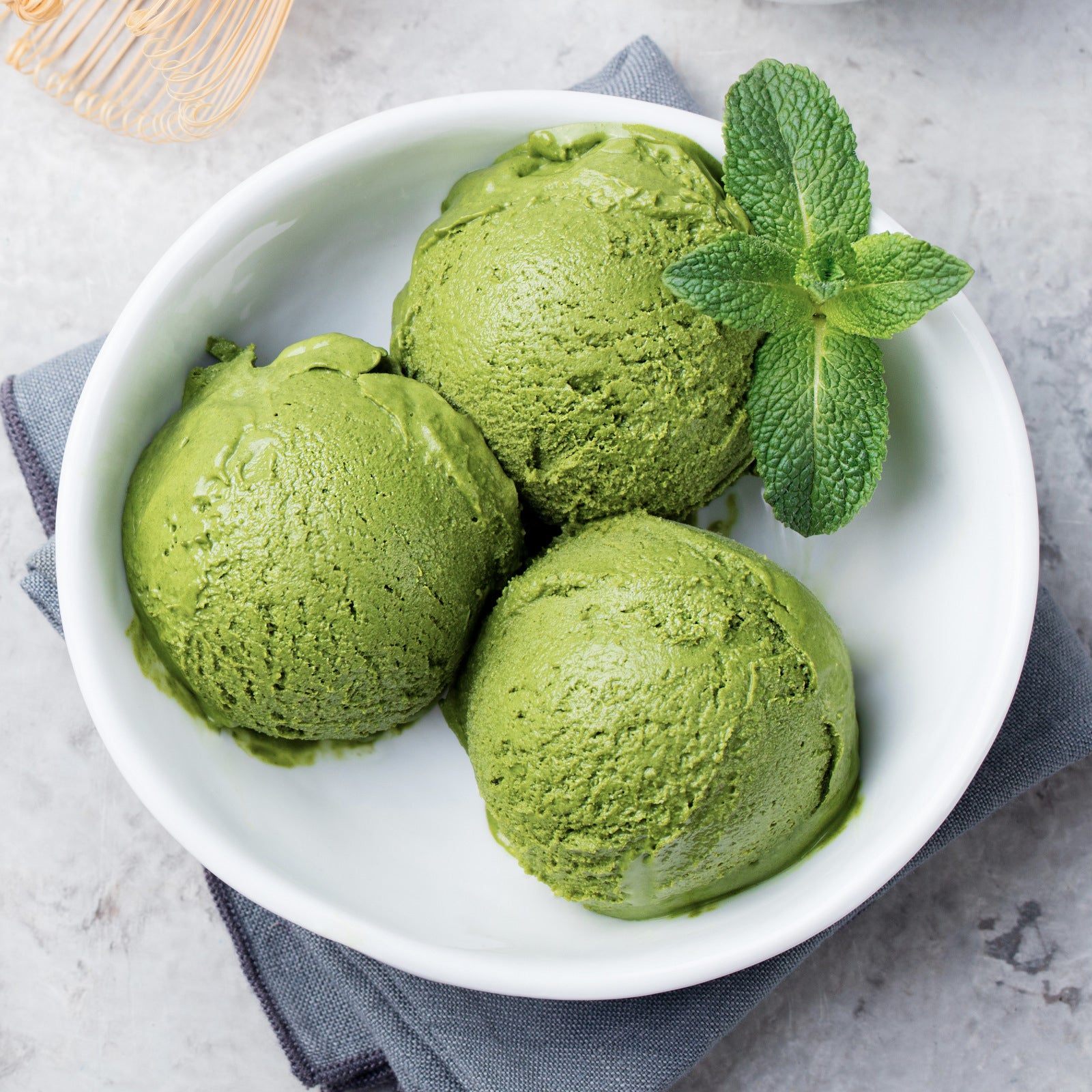 Certified Organic Dairy-Free Green Tea Ice Cream Gelato (85ml x 5) - Horizon Farms