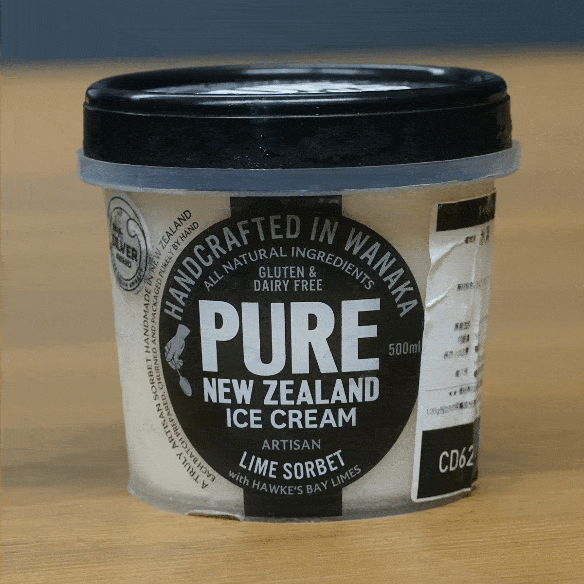 All-Natural Dairy-Free Artisan Damson Plum Ice Cream Sorbet from New Zealand (500ml) - Horizon Farms