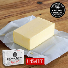 Certified Organic Grass-Fed Unsalted Butter (250g) - Horizon Farms