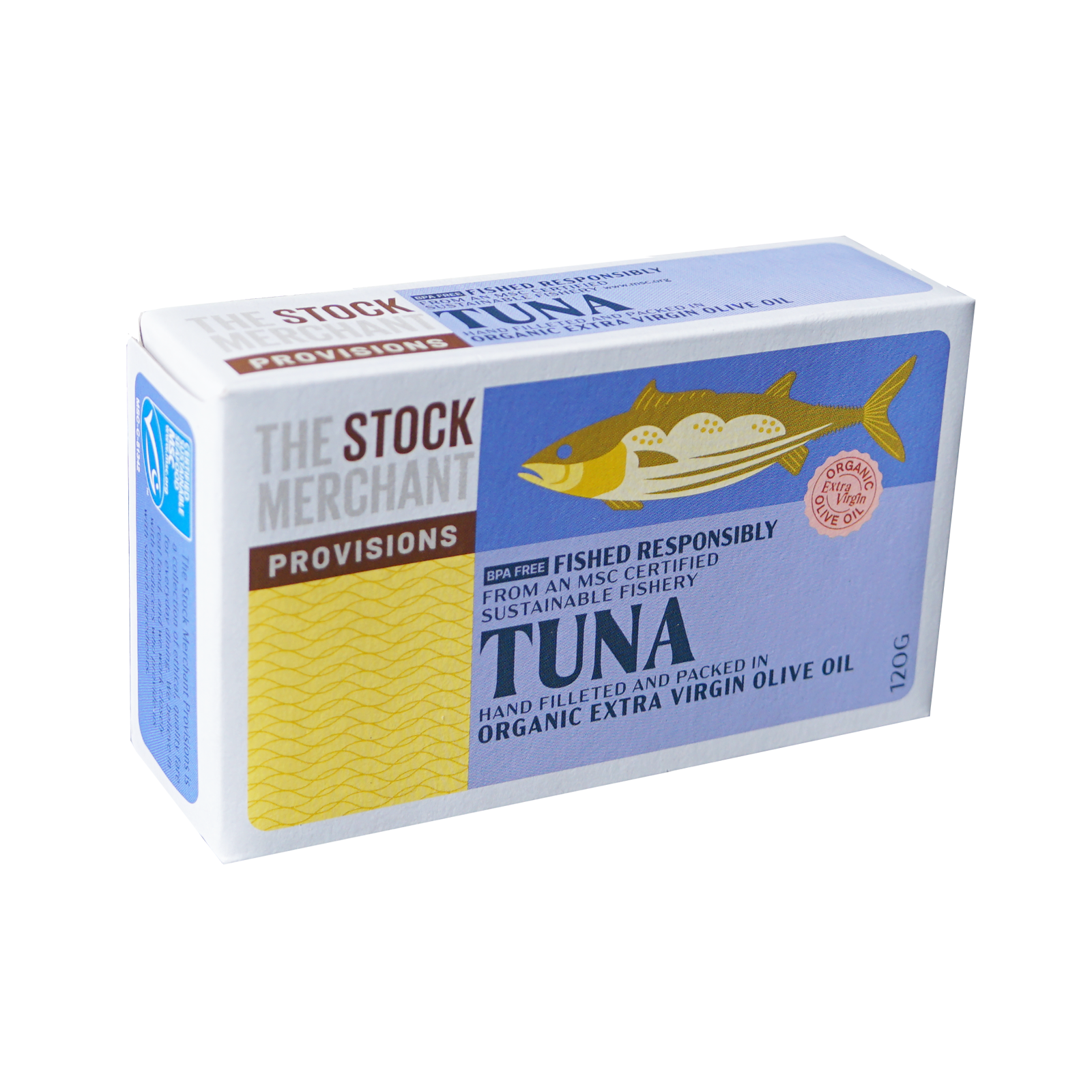 MSC Certified BPA-Free Wild-Caught Canned Tuna in Extra Virgin Olive Oil (120g x 5) - Horizon Farms