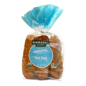 Certified Organic Sprouted Wheat Hot Dog Buns from California (6pc) - Horizon Farms