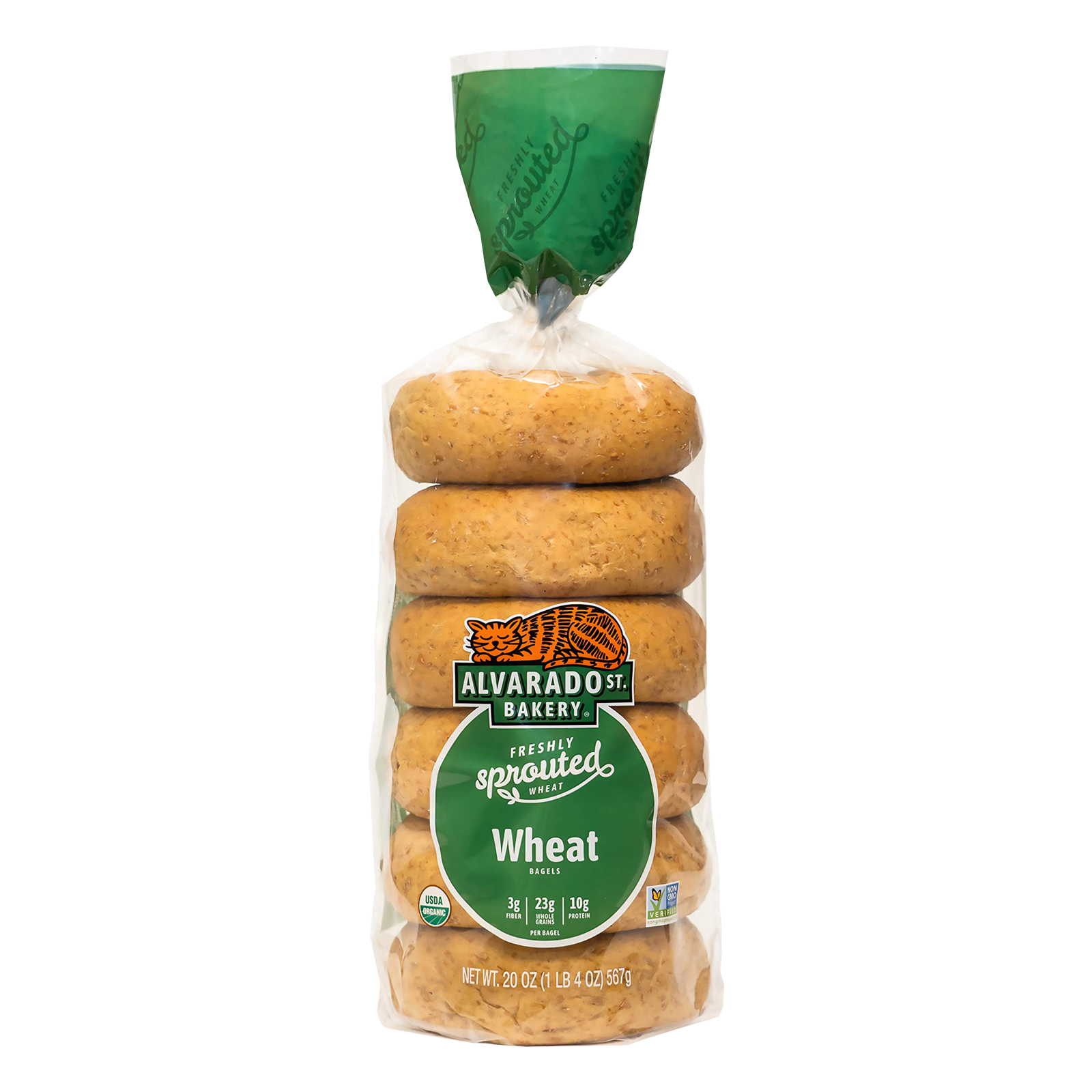 Certified Organic Sprouted Wheat Bagels from California (6pc) - Horizon Farms