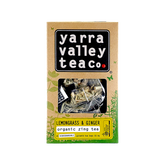 Certified Organic All-Natural Caffeine-Free Lemongrass & Ginger Herbal Tea from Australia (15 tea bags) - Horizon Farms