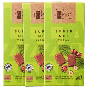Certified Organic Dairy-Free Chocolate from Germany - Super Nut (3pc) - Horizon Farms