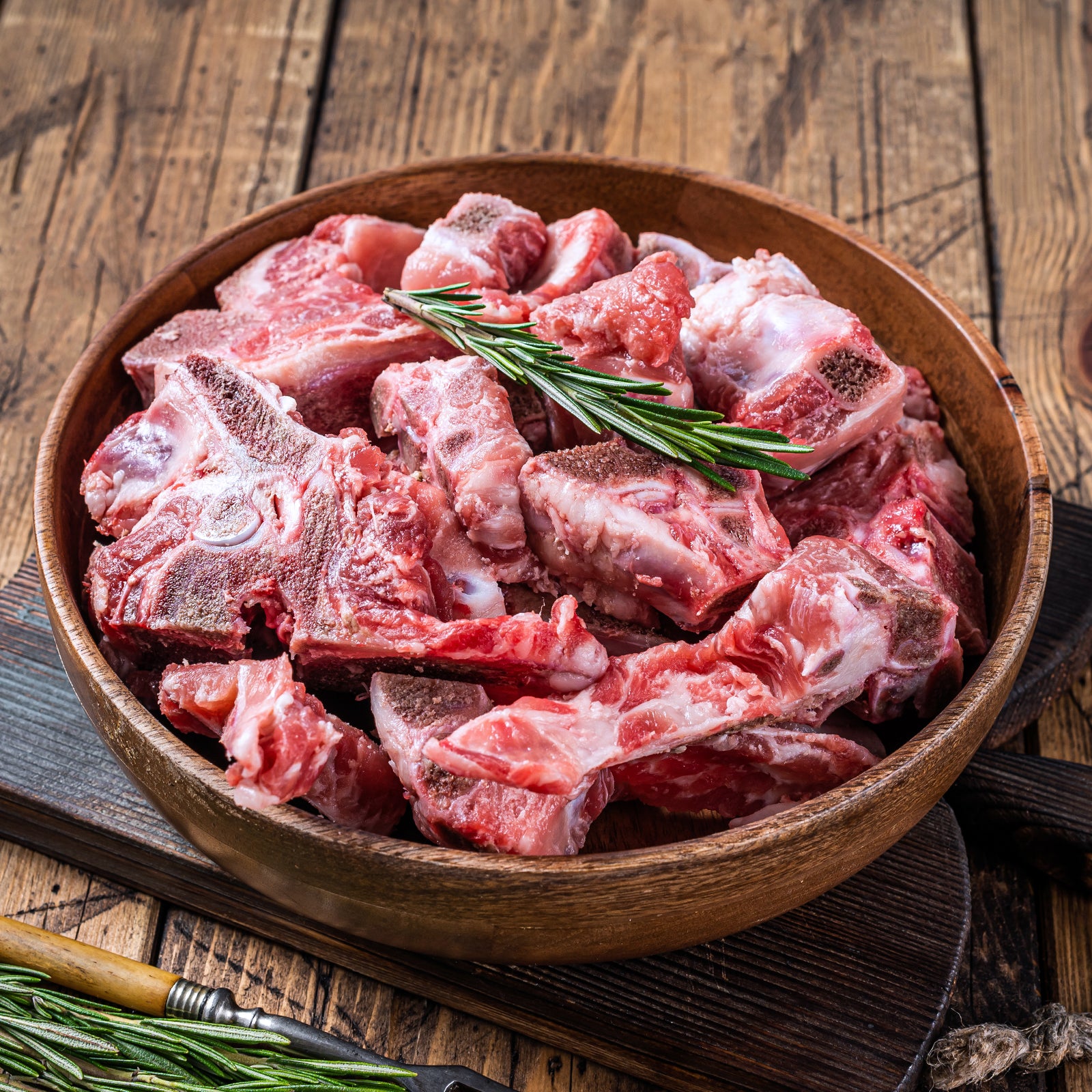 Free-Range Lamb Bones from New Zealand (1kg) - Horizon Farms