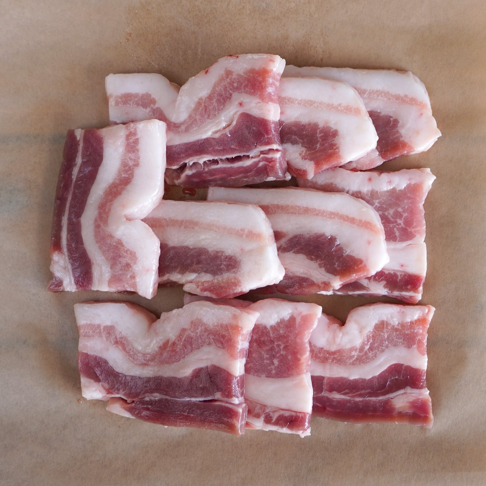 Free-Range Kurobuta Pork Belly Slices (300g) - Horizon Farms