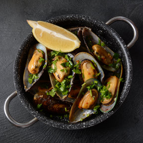 Greenshell Half-Shell Mussels from New Zealand (1kg) - Horizon Farms